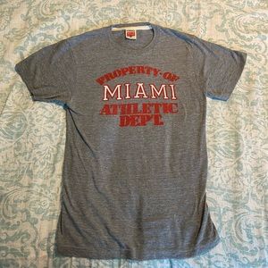 Gray Homage Women’s Miami University T-shirt